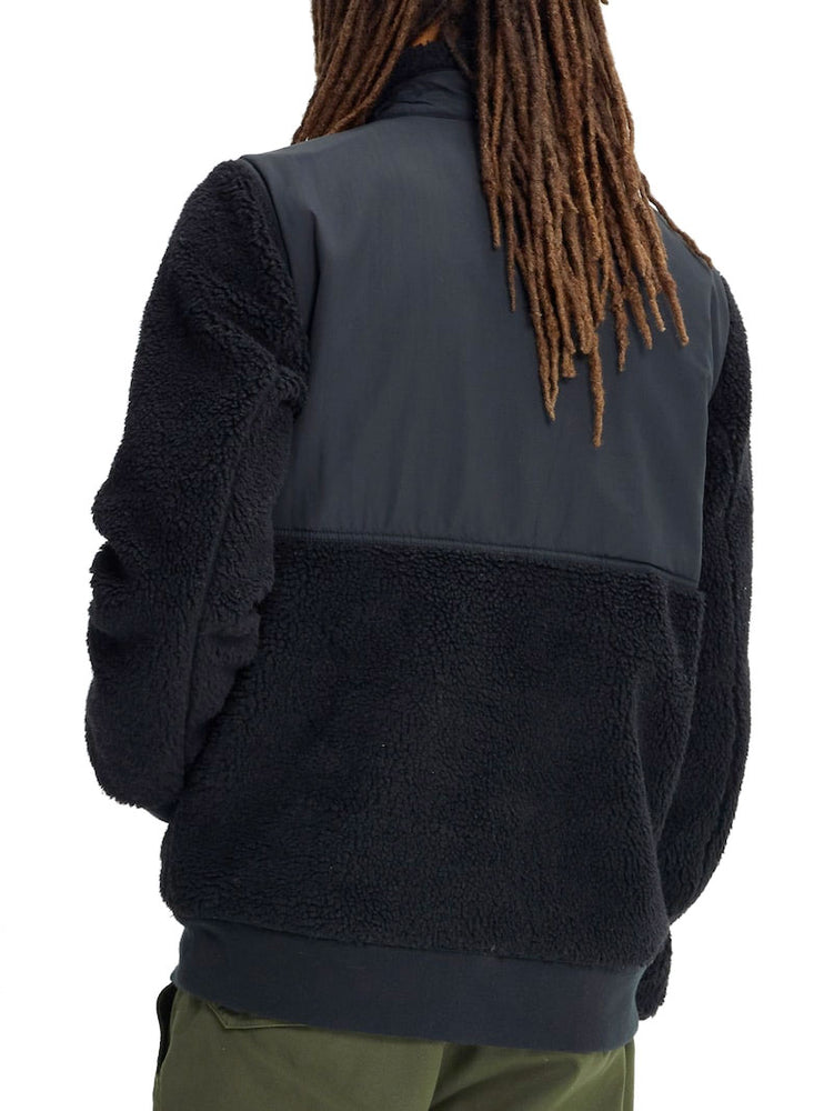 BURTON BOWER FULL ZIP FLEECE TRUE BLACK 2019 BOARDWISE Boardwise