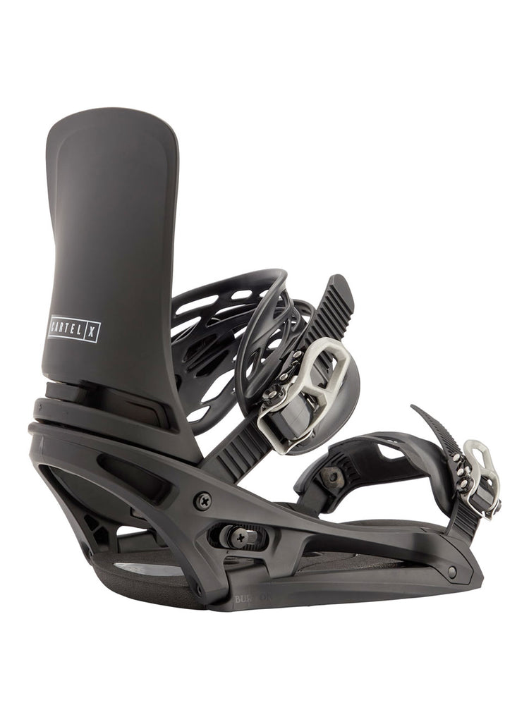 BURTON CARTEL X EST SNOWBOARD BINDINGS - BLACK - 2023 SNOWBOARD BINDINGS