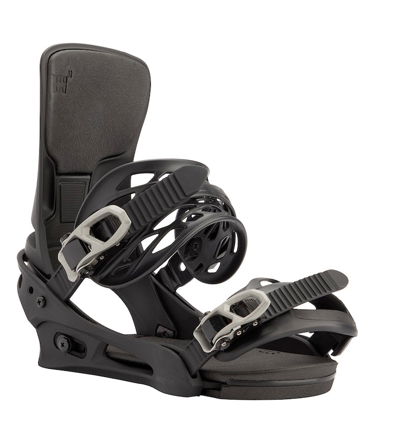 BURTON CARTEL X RE:FLEX SNOWBOARD BINDINGS - BLACK - 2022 BLACK SNOWBOARD BINDINGS