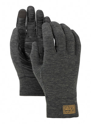 
                  
                    Load image into Gallery viewer, BURTON DRIRELEASE WOOL GLOVE LINER - TRUE BLACK HEATHER TRUE BLACK HEATHER SNOWBOARD GLOVES
                  
                