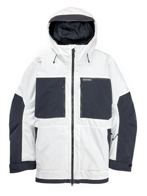
                  
                    Load image into Gallery viewer, BURTON FROSTNER SNOWBOARD JACKET - STOUT WHITE TRUE BLACK - 2023 STOUT WHITE TRUE BLACK SNOWBOARD JACKETS
                  
                