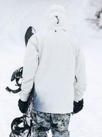 BURTON AK GORE TEX CYCLIC SNOWBOARD JACKET - STOUT WHITE - 2024 SNOWBOARD JACKETS