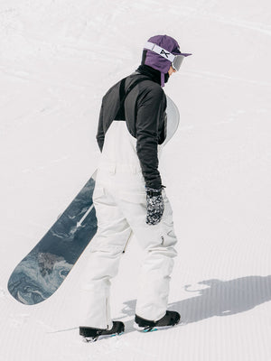 
                  
                    Load image into Gallery viewer, BURTON GORE-TEX RESERVE 2L BIB SNOWBOARD PANT - STOUT WHITE - 2023 SNOWBOARD PANTS
                  
                