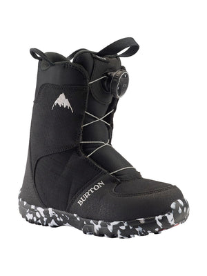 
                  
                    Load image into Gallery viewer, BURTON KIDS GROM BOA SNOWBOARD BOOTS - 2023 BLACK SNOWBOARD BOOTS
                  
                