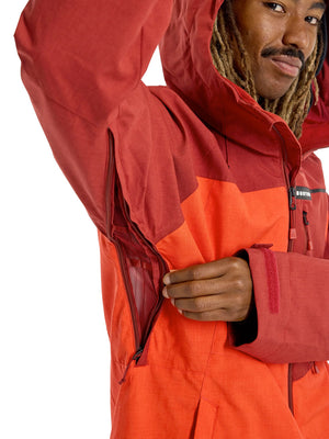 
                  
                    Load image into Gallery viewer, BURTON LODGEPOLE 2L SNOWBOARD JACKET - SUN DRIED TOMATO - 2023 SNOWBOARD JACKETS
                  
                