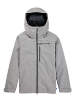 BURTON LODGEPOLE 2L SNOWBOARD JACKET - SHARKSKIN - 2023 SHARKSKIN SNOWBOARD JACKETS