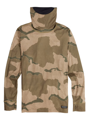
                  
                    Load image into Gallery viewer, BURTON MIDWEIGHT LONG NECK THERMAL - BARREN CAMO - 2021 TRUE BLACK BASE LAYERS
                  
                