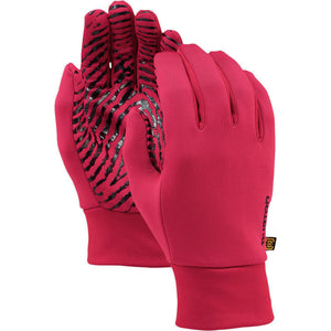 
                  
                    Load image into Gallery viewer, BURTON POWERSTRETCH GLOVE LINER CARDINAL SNOWBOARD GLOVES
                  
                