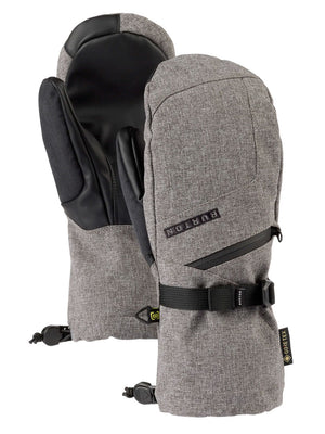 BURTON WOMENS GORE-TEX SNOWBOARD MITT - GRAY HEATHER