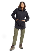 BURTON WOMENS MINXY FULL ZIP FLEECE - TRUE BLACK SHERPA - 2021 FLEECE