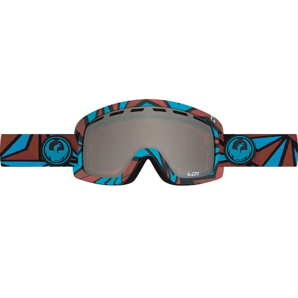 DRAGON D1 SNOWBOARD GOGGLES - O/S STRUCTURE IONIZED + DARK SMOKE GOGGLES