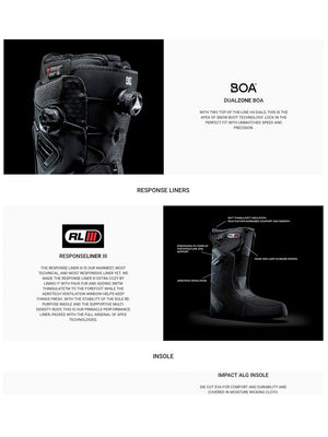 
                  
                    Load image into Gallery viewer, DC JUDGE BOA SNOWBOARD BOOTS - GREY BLACK RED - 2023 SNOWBOARD BOOTS
                  
                