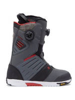 DC JUDGE BOA SNOWBOARD BOOTS - GREY BLACK RED - 2023 GREY BLACK RED SNOWBOARD BOOTS