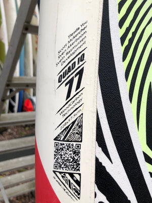 
                  
                    Load image into Gallery viewer, 2012 Starboard Quad IQ Wood Carbon 77 Used windsurfing boards
                  
                