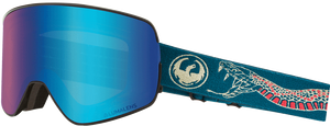 
                  
                    Load image into Gallery viewer, DRAGON NFX2 SNOWBOARD GOGGLES - RATTLER BLUE + AMBER LENS - 2019 O/S RATTLER BLUE IONIZED + AMBER GOGGLES
                  
                