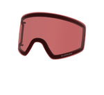 DRAGON PXV SNOWBOARD GOGGLES - BLACK RED + ROSE LENS - 2020 GOGGLES