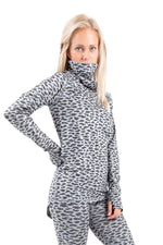 EIVY ICECOLD ADJUSTABLE THERMAL TOP - GREY LEOPARD - 2020 GREY LEOPARD BASE LAYERS