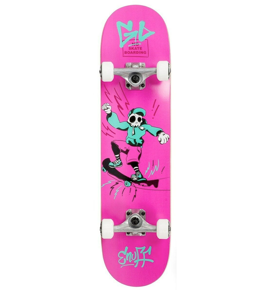 ENUFF SKULLY MINI SKATEBOARD COMPLETE 7.25 PINK skateboard completes