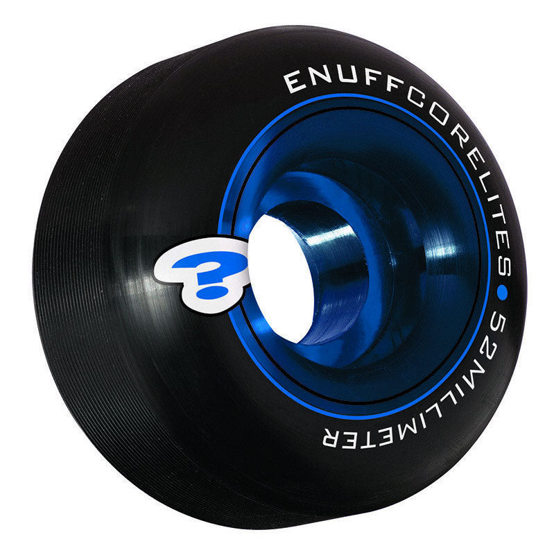 ENUFF CORELITES 52MM - SKATEBOARD WHEELS 52 BLACK BLUE SKATEBOARD WHEELS