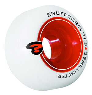 
                  
                    Load image into Gallery viewer, ENUFF CORELITES 52MM - SKATEBOARD WHEELS 52 WHITE RED SKATEBOARD WHEELS
                  
                