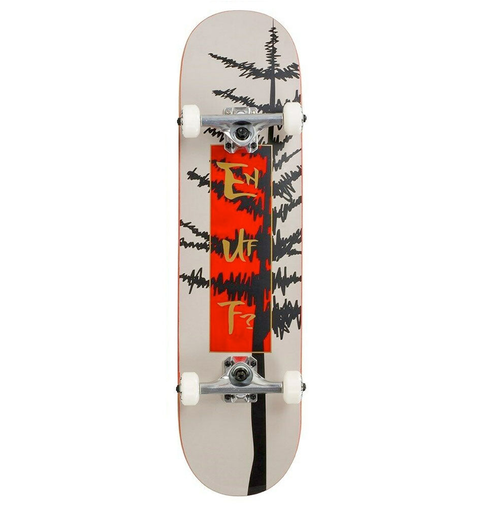 ENUFF EVERGREEN TREE SKATEBOARD COMPLETE 8 WARM GREY RED skateboard completes
