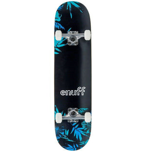 
                  
                    Load image into Gallery viewer, ENUFF FLORAL SKATEBOARD COMPLETE 7.75 BLACK BLUE skateboard completes
                  
                