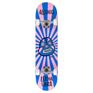 
                  
                    Load image into Gallery viewer, ENUFF LUCHA LIBRE SKATEBOARD COMPLETE PINK/BLUE skateboard completes
                  
                