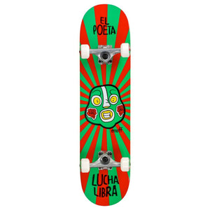 
                  
                    Load image into Gallery viewer, ENUFF LUCHA LIBRE SKATEBOARD COMPLETE RED GREEN skateboard completes
                  
                