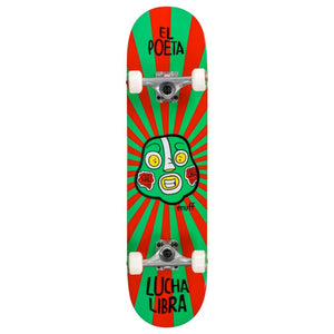 
                  
                    Load image into Gallery viewer, ENUFF LUCHA LIBRE SKATEBOARD COMPLETE RED/GREEN skateboard completes
                  
                