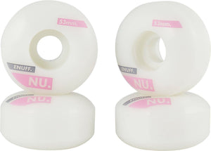 
                  
                    Load image into Gallery viewer, ENUFF NU 53MM - SKATEBOARD WHEELS 53MM WHITE SKATEBOARD WHEELS
                  
                