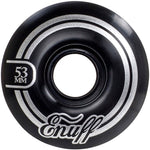 ENUFF REFRESHER 53MM - BLACK - SKATEBOARD WHEELS 53 BLACK SKATEBOARD WHEELS