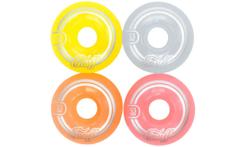 ENUFF REFRESHER 53MM - PASTEL MIX - SKATEBOARD WHEELS 53 DISCO SKATEBOARD WHEELS