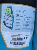 2022 Duotone E Pace HD 7.8 m2 Used windsurfing sails