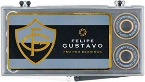 
                  
                    Load image into Gallery viewer, FKD GUSTAVO PRO GOLD SKATEBOARD BEARINGS GOLD SKATEBOARD BEARINGS
                  
                