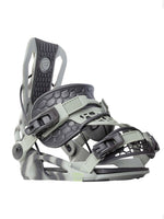 FLOW FENIX PLUS HYBRID SNOWBOARD BINDINGS - BURNT SAGE - 2023 BURNT SAGE SNOWBOARD BINDINGS