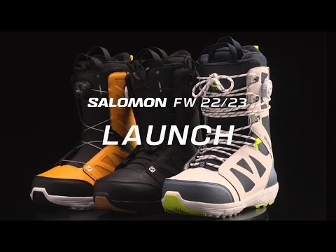 SALOMON LAUNCH BOA SJ BOA SNOWBOARD BOOTS   GOLDEN YELLOW