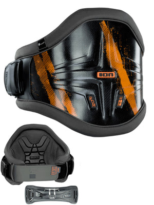 2020 ION Radium Curv 13 Waist Harness Dark Grey/Orange Waist Harnesses