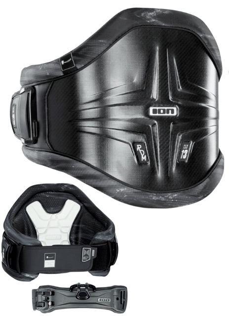 2020 ION Radium Curv 13 Select Waist Harness Black Grey Capsule Waist Harnesses