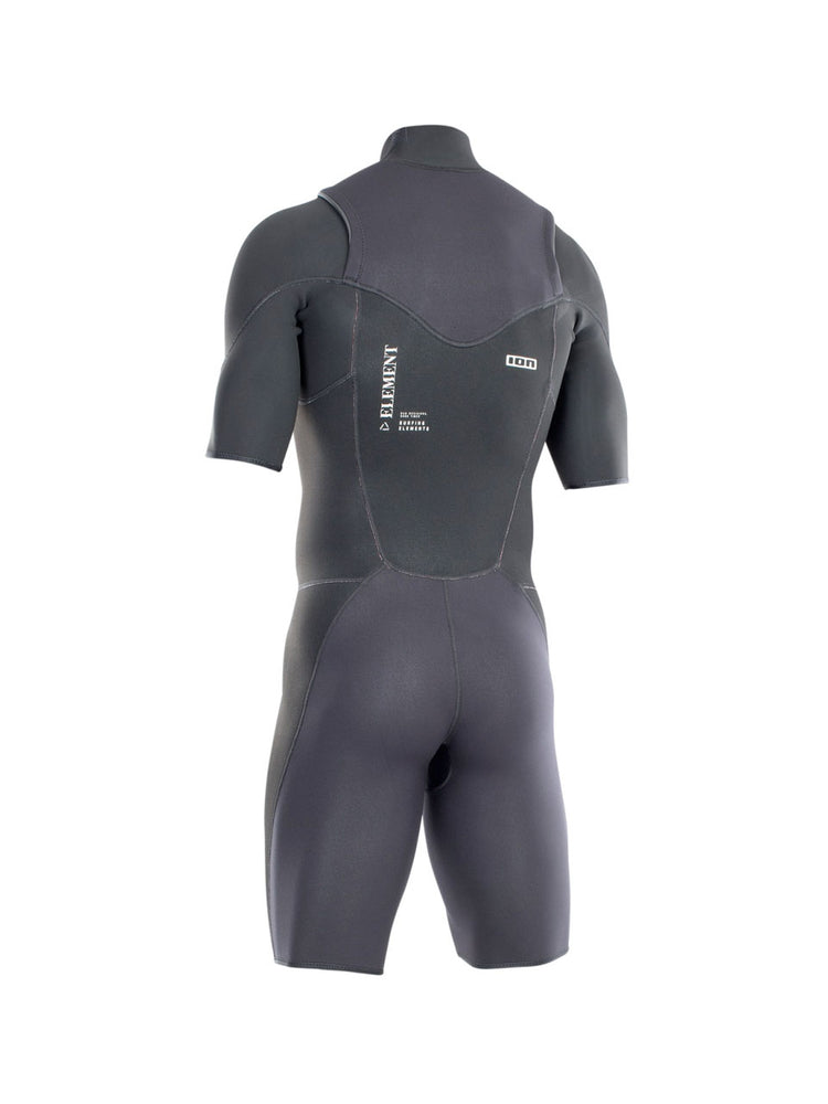 Ion Element 2/2mm FZ Shorty Wetsuit - Black - 2022 Mens shorty wetsuits