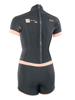 
                  
                    Load image into Gallery viewer, Ion Womens Amaze 2.5mm Shorty Wetsuit - Black - 2022 Womens shorty wetsuits
                  
                