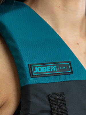
                  
                    Load image into Gallery viewer, Jobe Dual Unisex 4 Buckle Vest Teal Buoyancy Vests
                  
                