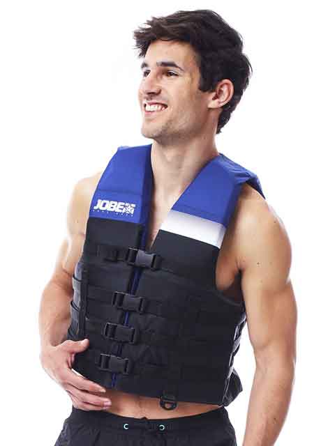 2019 Jobe Dual Unisex Buckle Vest Blue 2XL-3XL Impact Vests