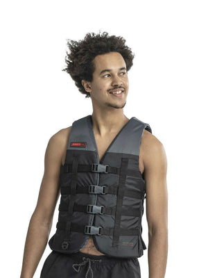 
                  
                    Load image into Gallery viewer, Jobe Dual Unisex 4 Buckle Vest Black Impact Vests
                  
                