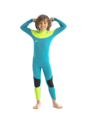 
                  
                    Load image into Gallery viewer, Jobe Kids Boston 3/2 Wetsuit - Teal Kids summer wetsuits
                  
                