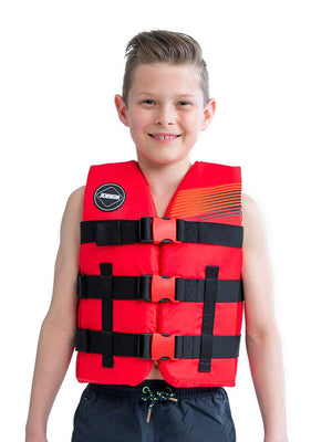 
                  
                    Load image into Gallery viewer, Jobe Kids Nylon Buoyancy Aid - Red Buoyancy Vests
                  
                