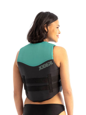 
                  
                    Load image into Gallery viewer, Jobe Womens Nylon Life Vest - Vintage Teal Buoyancy Vests
                  
                