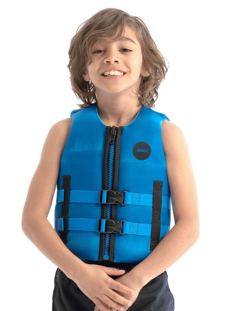 2021 Jobe Youth Neoprene Vest Blue Impact Vests