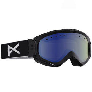 
                  
                    Load image into Gallery viewer, ANON WOMENS MAJESTIC SNOWBOARD GOGGLE - 2016 BLACK BLUE LAGOON GOGGLES
                  
                