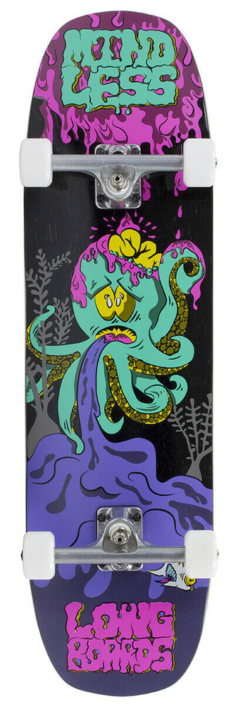 MINDLESS OCTOPUKE CRUISER - SKATEBOARD COMPLETE 8.75 PINK PURPLE LONGBOARD COMPLETES