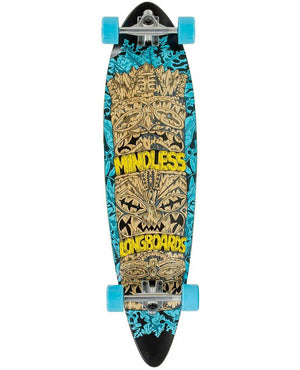 
                  
                    Load image into Gallery viewer, MINDLESS TRIBAL ROGUE IV CRUISER - BLUE - SKATEBOARD COMPLETE 9.75 BLUE LONGBOARD COMPLETES
                  
                